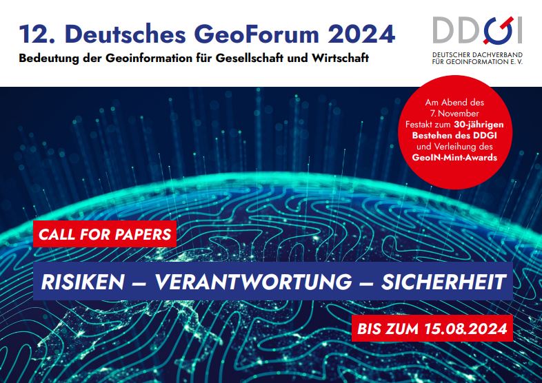 Call for Papers fürs 12. GeoForum 2024